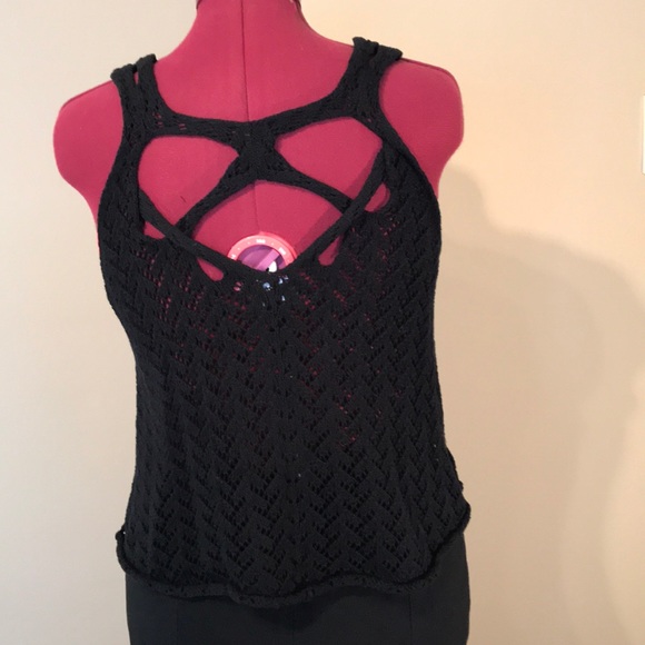 Buffalo Black knit tank top - Picture 2 of 3